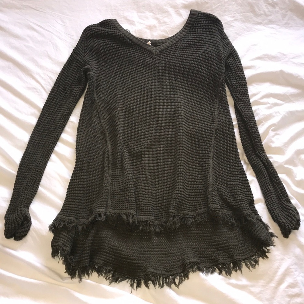 Olive Oversized Sweater